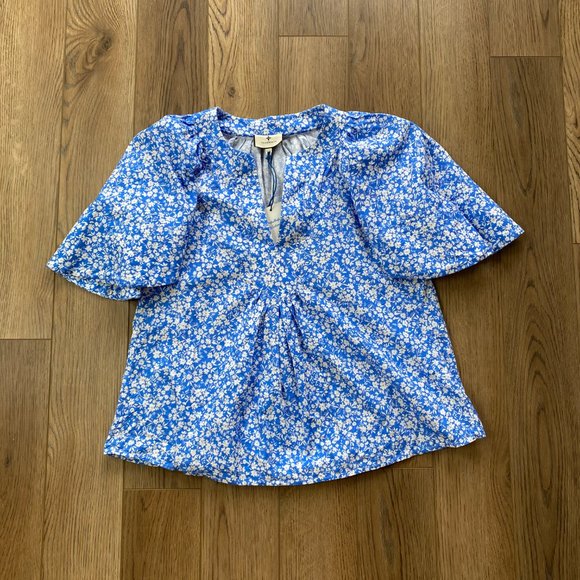 Tuckernuck | Blooms on Broad Finley Flutter Sleeve Top | NWT - Picture 2 of 4